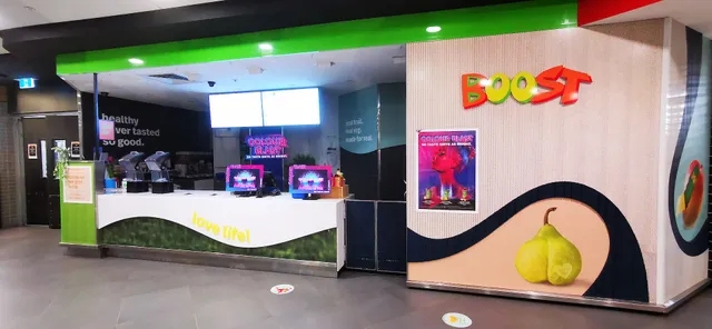 Boost Juice Toowong storefront inside Toowong Village